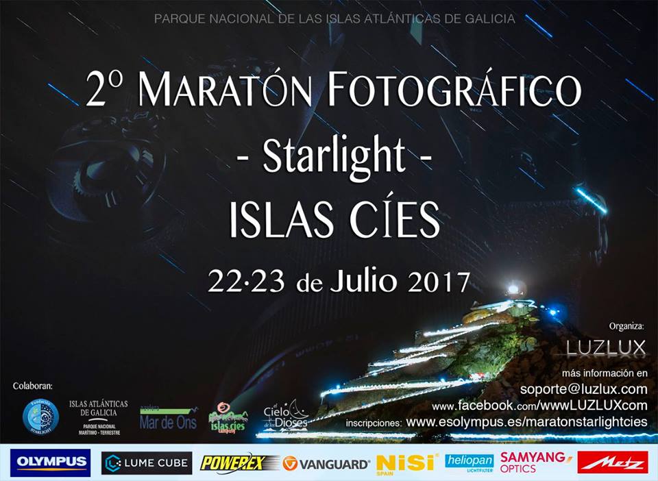 Esta fin de semana celébrase nas illas Cíes o 2º Maratón Fotográfico Starlight